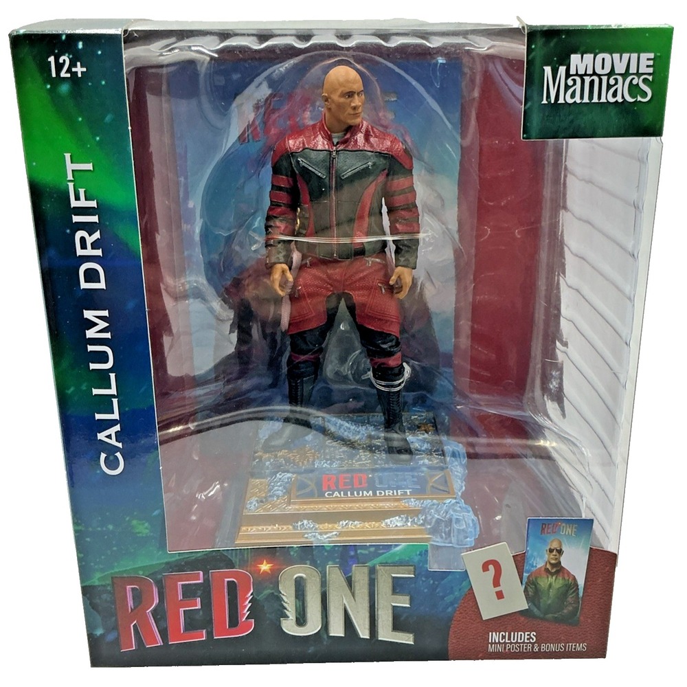 McFarlane Red One Callum Drift Action Figure Dwayne Johnson Limited Edition New